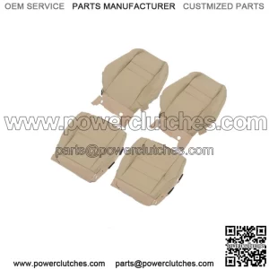 For 2007-2011 Honda CRV CR-V Beige Tan Front Left Right Seat Cover Leather