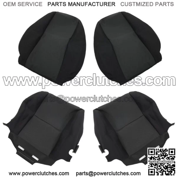 Seat Cover Bottom Top For 2007-14 Chevy Silverado 1500 2500HD 3500HD Left Right - Image 3