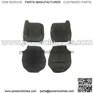 Seat Cover For 1999-2002 Chevy Silverado&GMC Sierra Leather Graphite Both Side