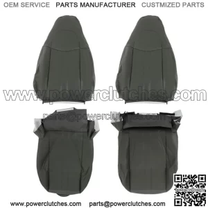 For 2003-2013 2014 Chevy Express 1500 2500 Van Seat Cover Both Side Dark Gray