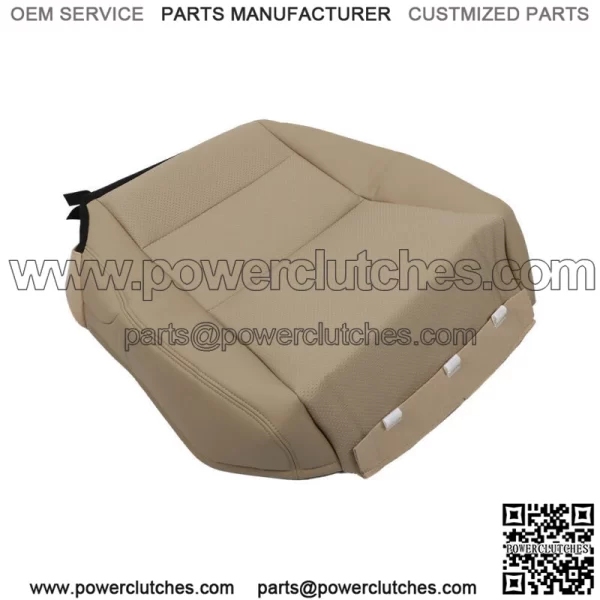 Driver Side Bottom Seat Cover Perforated Leather Tan For 2013-16 17 Honda Accord