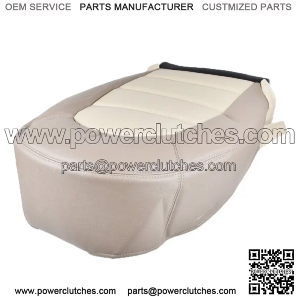 Driver Bottom Leatherette Seat Cover 2 Tone Beige For Ford Explorer 02 03 04 05 - Image 2