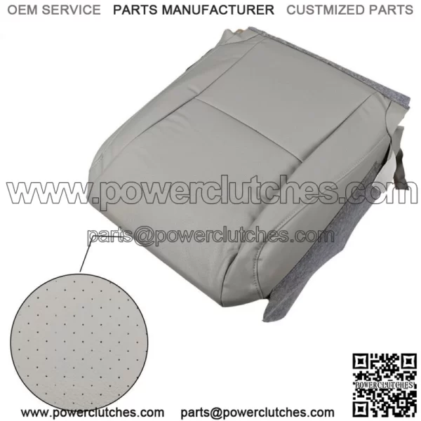 Front Driver Bottom Seat Cover Leather Gray Fit For 2010-2015 Lexus RX350 RX450h - Image 2