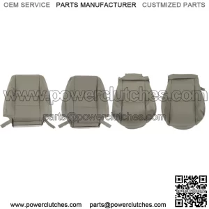 Seat Cover Front Bottom&Lean Gray Leather For Toyota Sequoia 2000-2006 2007