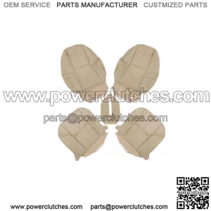 Seat Cover For Chevy Tahoe GMC Sierra 2007-2014 Front Both Side Bottom&Top Tan