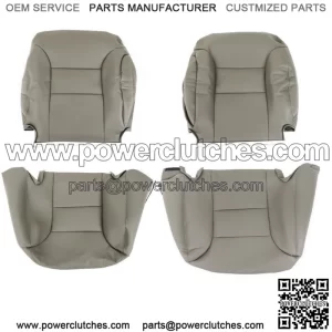 Seat Cover For 1995-1999 Chevy C1500 K1500 Driver Passenger Bottom&Back Gray