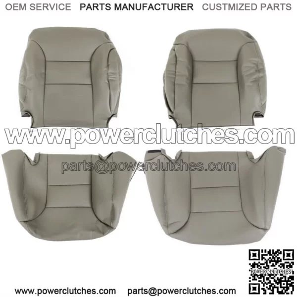 Seat Cover For 1995-1999 Chevy C1500 K1500 Driver Passenger Bottom&Back Gray