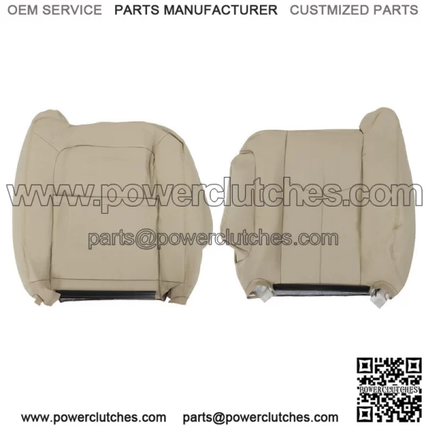 Seat Cover Light Tan For 2003-2005 2006 Chevy Tahoe GMC Yukon Driver&Passenger - Image 5