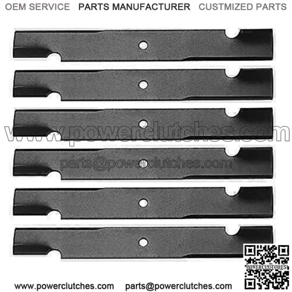 6 PACK NEW OREGON LAWN MOWER BLADES PART NUMBER 91-626 21" FOR SCAG, FERRIS, JOHN DEERE