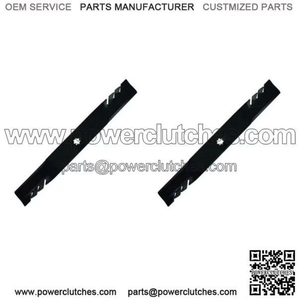 (2) 42" John Deere AM137333, D110, D120, D100 Mower Deck Knives