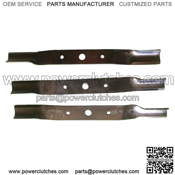 Set of 3 blades for Frontier/John Deere GM1072R 72" lawn mower #5WP1008199KT
