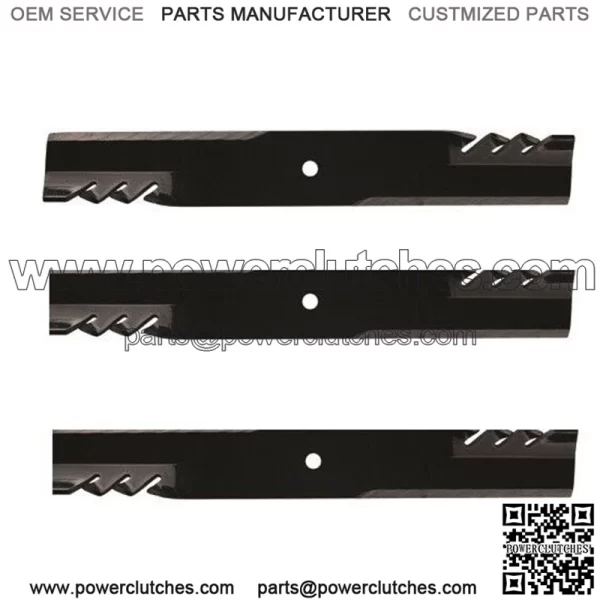 3PK Oregon 396-743 Gator Blade for 72" Replaces John Deere M142514 M141669