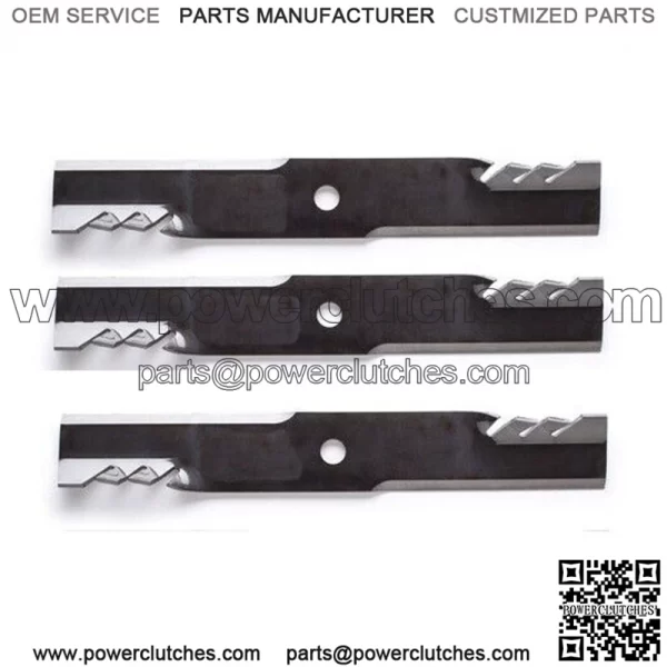 3PK Oregon 396-734 Gator G6 Blade 20-1/2" Replaces John Deere M113878 AM100538