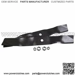 John Deere AM141040 Mulching Blade Kit, Set of 2 Blades