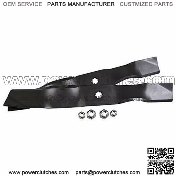 John Deere AM141040 Mulching Blade Kit, Set of 2 Blades