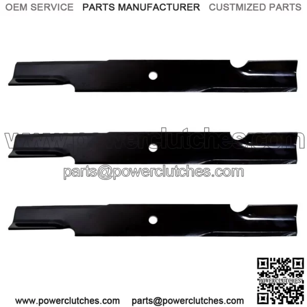 3PK Oregon 91-638 Mower Blades for John Deere GDU10232 Kees 101733