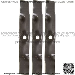 John Deere UC22009 Mower Blades 3pcs, 48" Deck GX 325 355 X 300 320 LT 180 Z425