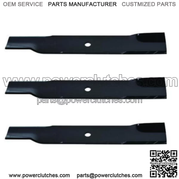 3PK Oregon 92-737 Mower Blade 16 1/2" Replaces John Deere Dixon Gravely Hustler