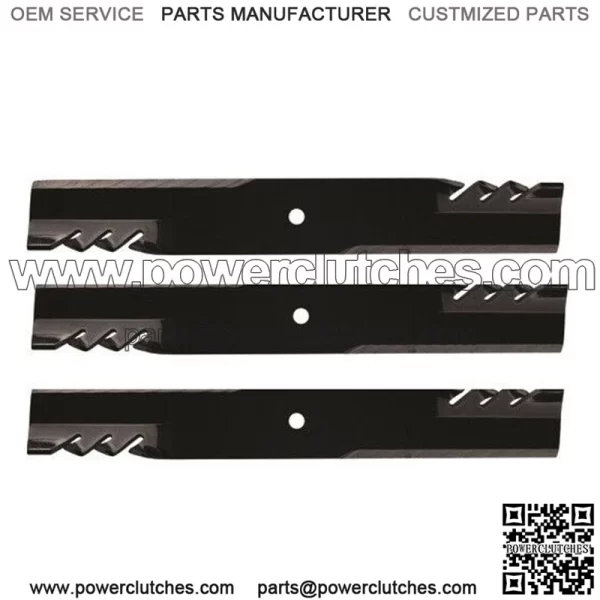 3PK Oregon 396-726 Gator Blade 54" Replaces John Deere PT8721 AM104490 TCU29188