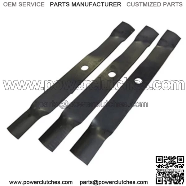 SET OF 3 John Deere Original Equipment Mower Blades - TCU18990