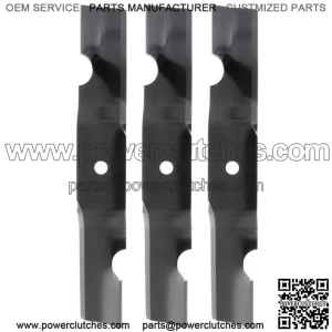 John Deere TCU34166 48" Deck 3-Pack Mower Blades 648R Quik-Trak 48" Lawn Mowers