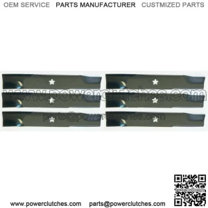 6 blades for Husqvarna, Snapper, Yazoo: 539113425, 575296401 etc. 16-1/4"