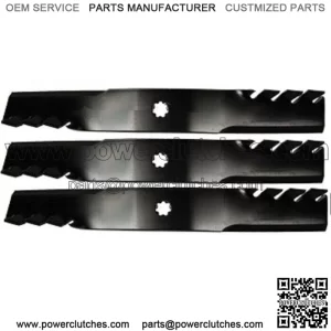 Set of 3 blades for mulching mower Yazoo Kees 48" Predator 539113425 539-113425