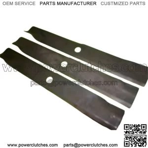 NEW SET OF 3 MULCHING BLADES FITS HUSQVARNA / YAZOO KEES 539101485 3 PACK P7D