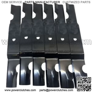 6 New Mulching Blades for Wright Mfg.Stander for 52" Deck 330-874
