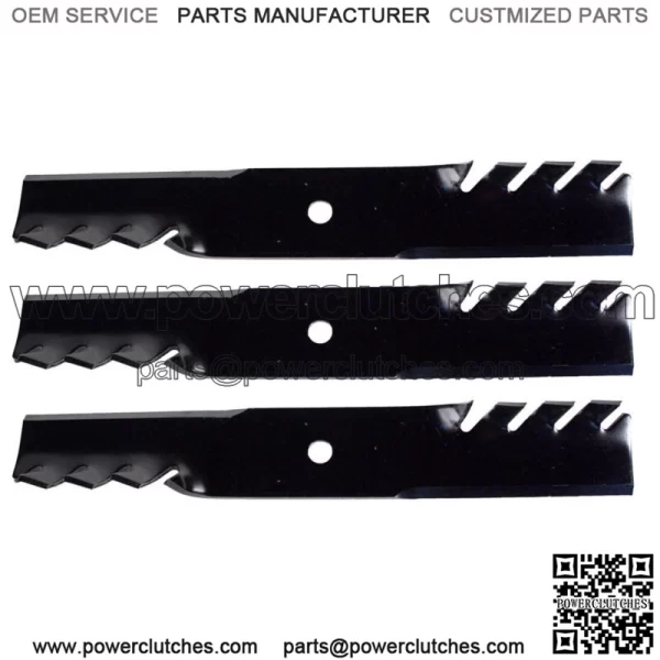 3 Tooth Gator Mulching Mower Blades Fits Gravely ZT 00273000 04919100 48" Deck