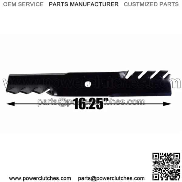 3 Tooth Gator Mulching Mower Blades Fits Gravely ZT 00273000 04919100 48" Deck - Image 4