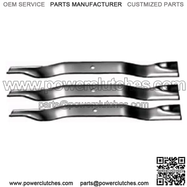 Set of 3 HD Replacement Blades for Gravely 72" Cut Lawn Mowers 08983800 0.240"