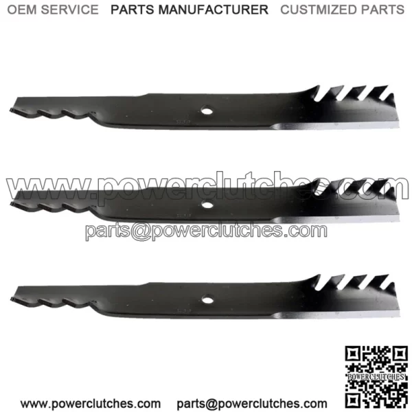 (3) Hi-Lift  Lawn Mower Blades for Gravely 08898900 089046 090812 60" Deck