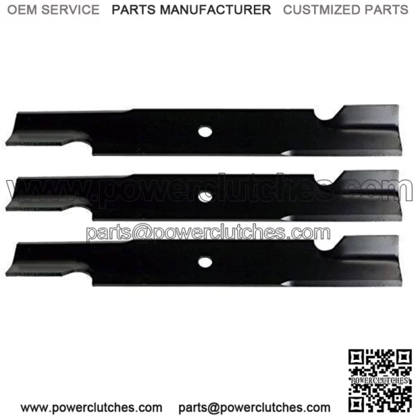 Exmark 18" Scag A48108 3-Piece Lawn Mower Blade Kit 2.5" Fits John Deere Bobcat & Toro
