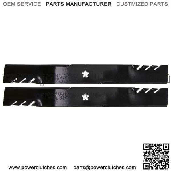 Oregon 96-370 22-7/8" G3 Gator Serrated Blades 2-PACK Husqvarna Ariens 46" Decks