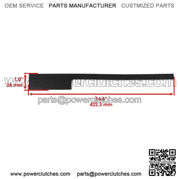 M139307 Left Lower Panel Foam Seal For John Deere 4200 4210 4400 4410 4510 4700 - Image 2