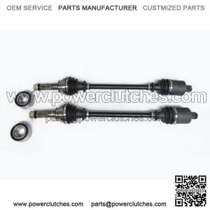 Set of Rear Axles & Wheel Bearings for Polaris Ranger 570 900 & 1000