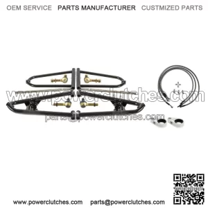 Yamaha YFZ 450  A Arms +2 +1  Chromoly  Adjustable 04 05 Brake Lines Clamps Alba