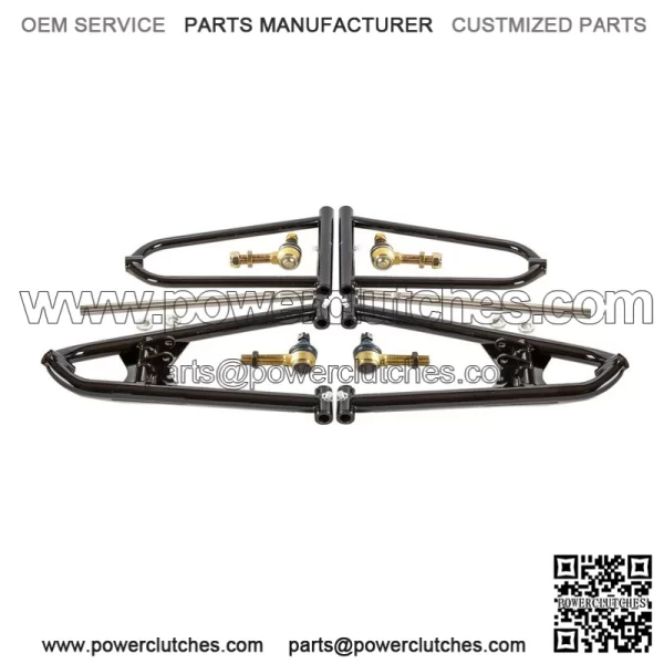 Yamaha YFZ 450  A Arms +2 +1  Chromoly  Adjustable 04 05 Brake Lines Clamps Alba - Image 2